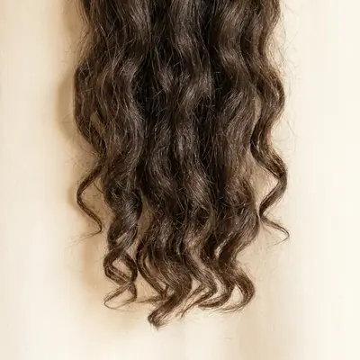 Close-up of 2C hair